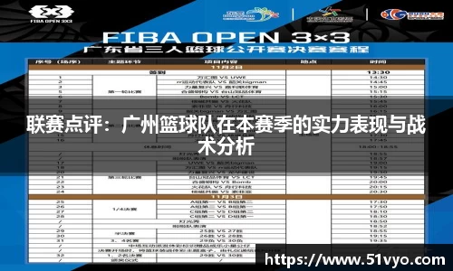 联赛点评：广州篮球队在本赛季的实力表现与战术分析