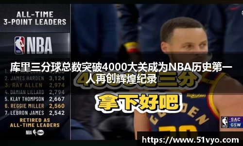 库里三分球总数突破4000大关成为NBA历史第一人再创辉煌纪录